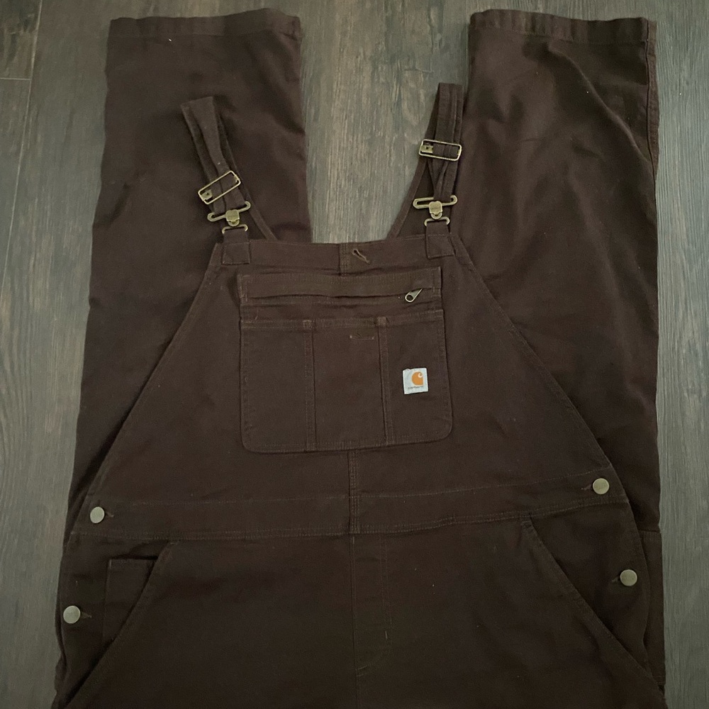 Dark Brown Carhartt Overalls